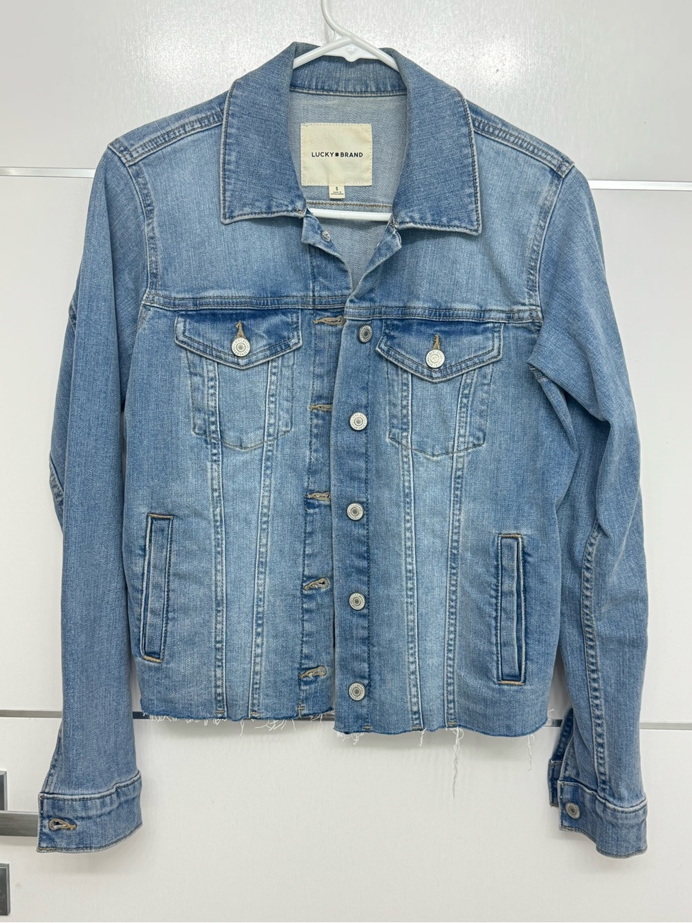 Lucky Brand Women's Light Blue Denim Jacket Size S
